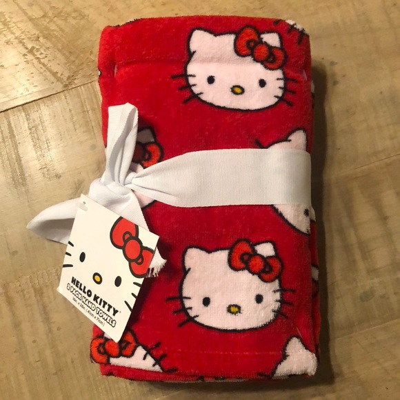 Sanrio Other - Hello Kitty 2 Pack Hand Towels 16”x28” 100% Cotton by Sanrio ❤️🤍❤️ NWT